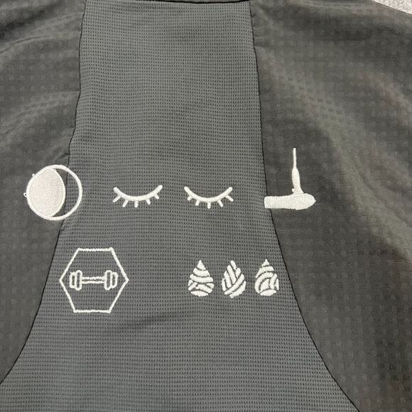 Lululemon Cold Terrain Vest Jacket Mens XL Gray Logo Mock Neck Pockets Full Zip - Picture 5 of 10